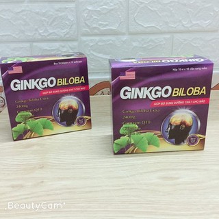 HOẠT HUYẾT DƯỠNG NÃO GINKGO BILOBA 240MG - GIÚP BỔ SUNG DƯỠNG CHẤT CHO NÃO - TĂNG CƯỜNG TUẦN HOÀN MÁU NÃO - HỘP 100 VIÊN