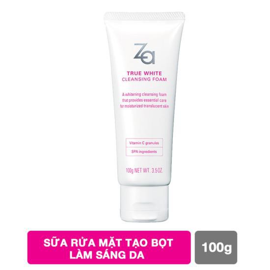 Sữa Rửa Mặt Tạo Bọt Làm Sáng Da Za True White Ex Cleansing Foam (100ml)