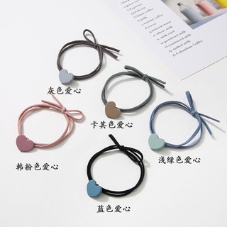 1 Dây Cột Tóc Trái Tim, Chun Buộc Tóc Nữ Hàn Quốc HC4