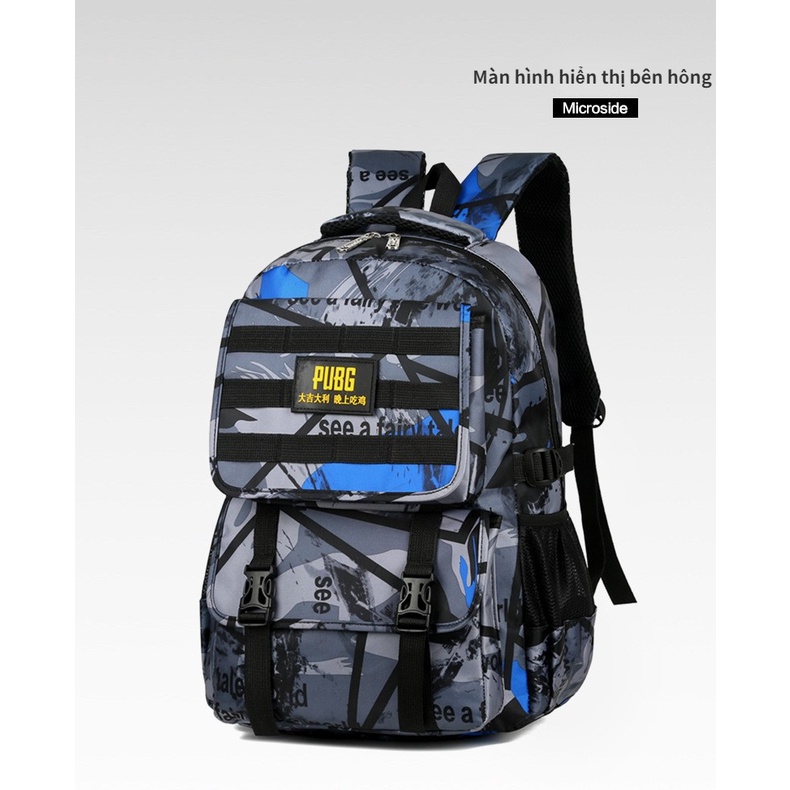 Balo YAZHOULONG dáng dài họa tiết rằn ri thời trang dành cho học sinh