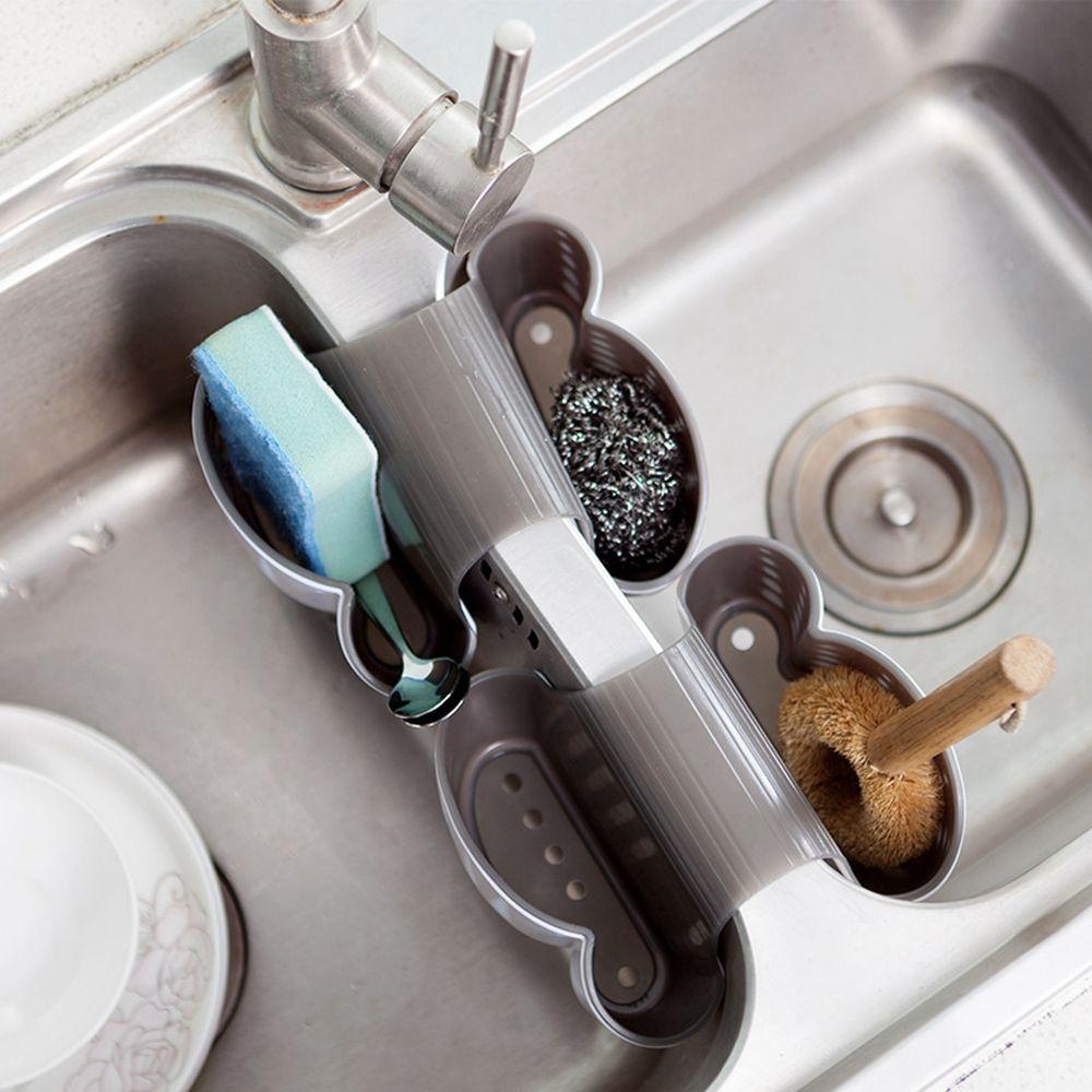 Giá đựng đồ TPR Đựng Xà Phòng Gắn Bồn Rửa Chén Thoát Nước Hiệu Quả Đa Năng