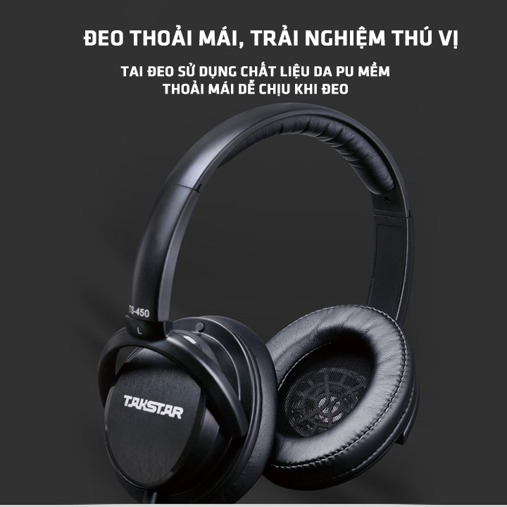 Tai nghe kiểm âm Takstar TS - 450 thiết kế Over Ear [BẢO HÀNH] 12 THÁNG