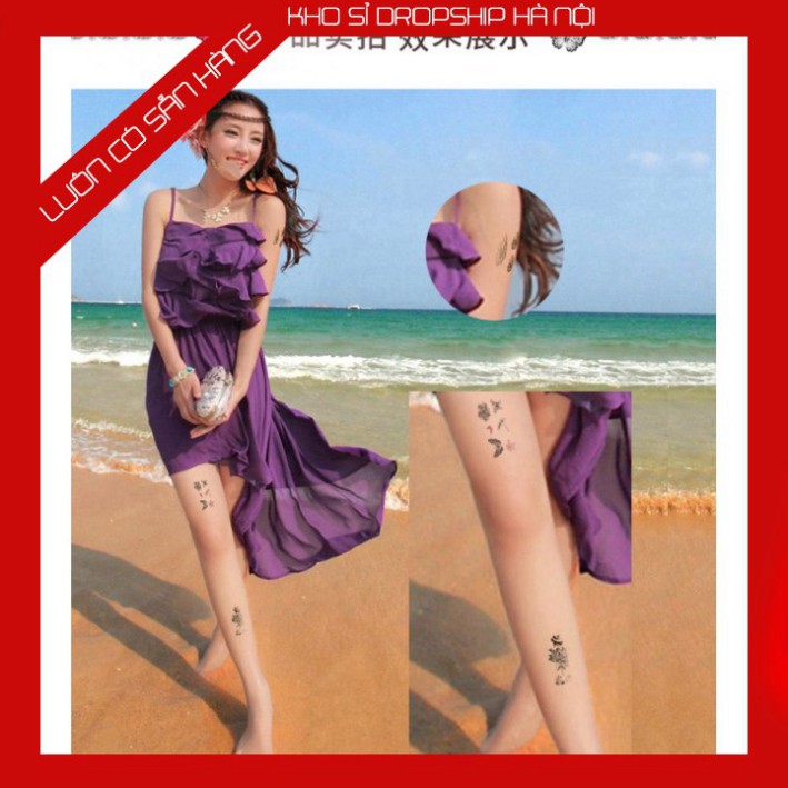 Hình xăm mini nhỏ đẹp dán chân tay lưng tạm thời cho nam nữ xinh cute tattoo nghệ thuật KSHN