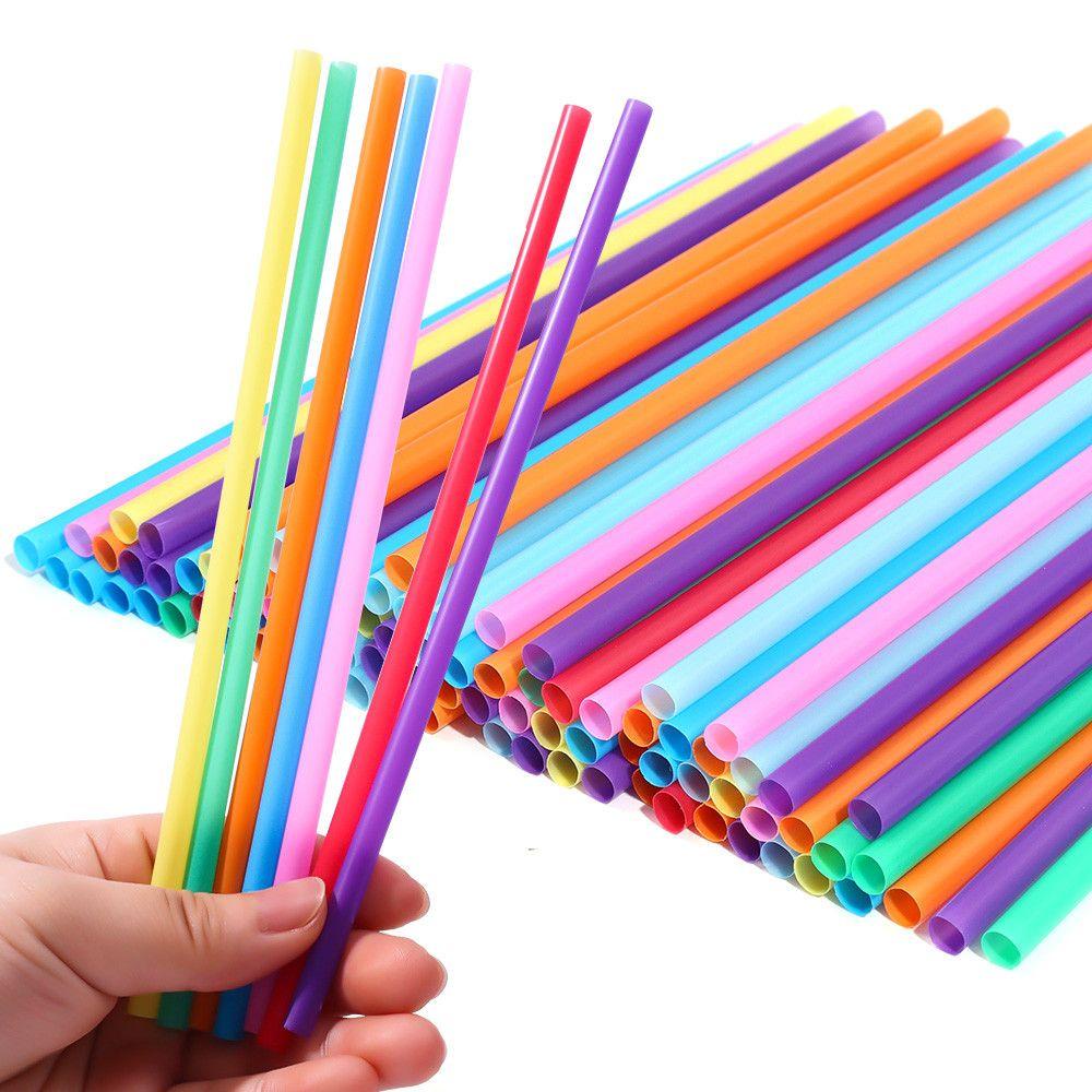 1 100 Ống Hút Nhiều Màu Sắc Dùng Một Lần Tiện Dụng Và Bền