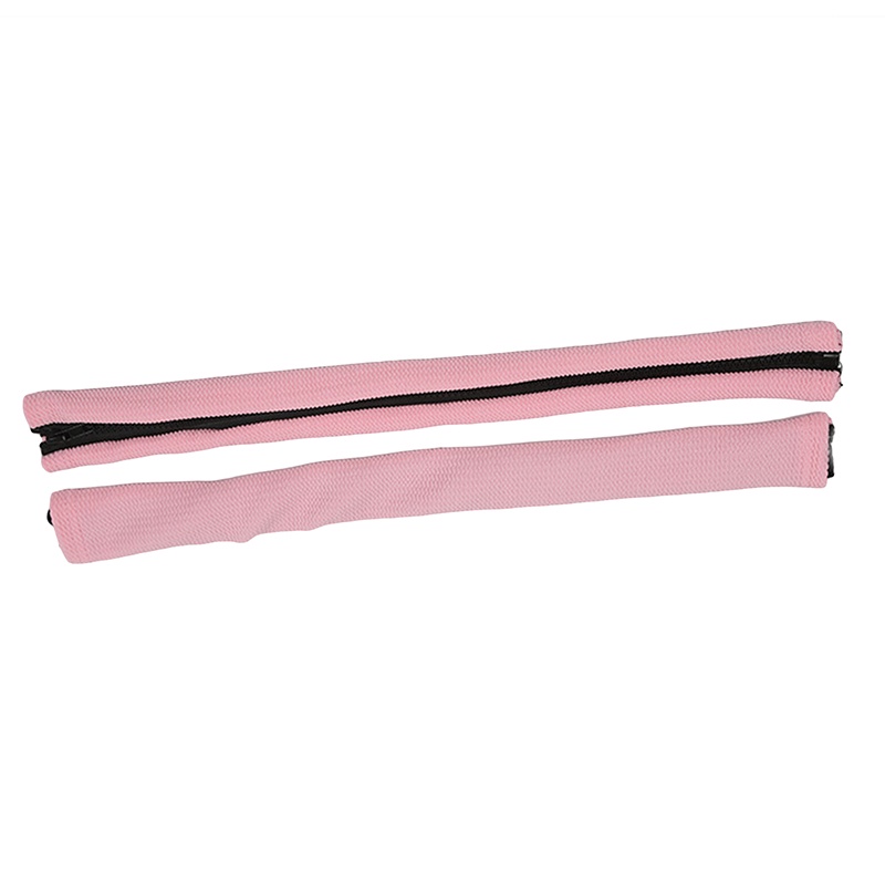 Set 2 Vỏ Bọc Tay Vịn Ghế Ngồi Máy Tính / Ghế Văn Phòng Màu Trơn Co Giãn Chống Trượt Có Khóa Kéo Tiện Lợi