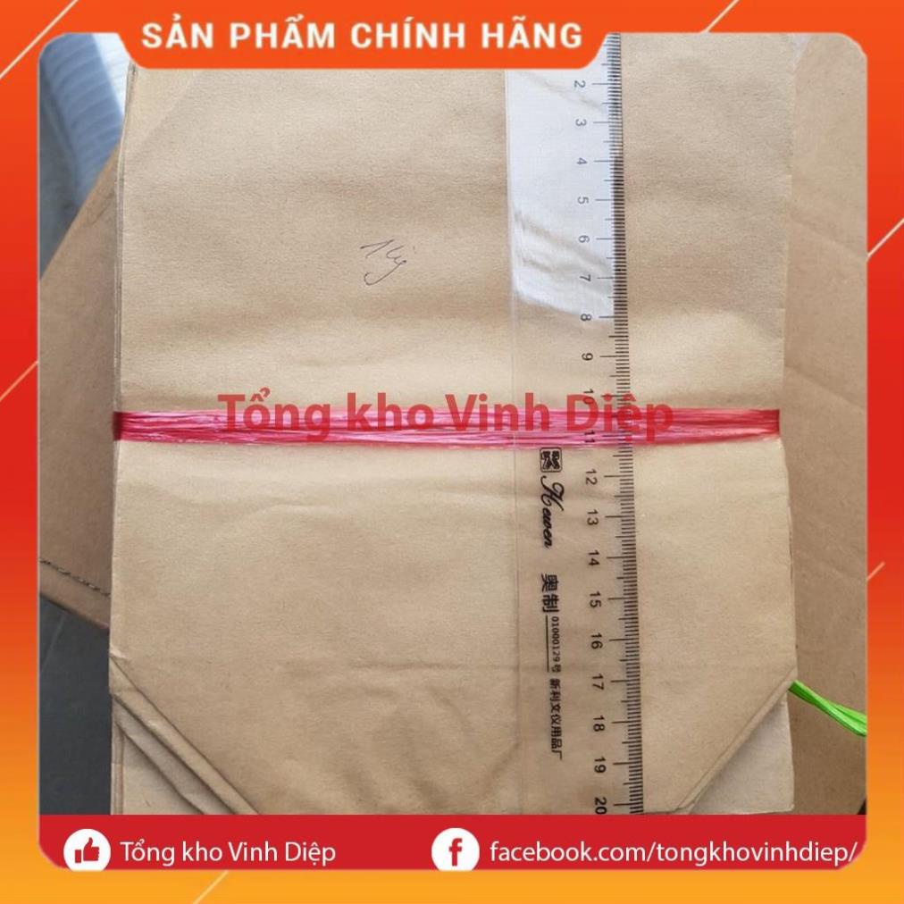02 Túi xi măng, túi kraft đóng hàng, đựng bánh mì, đồ ăn, hoa quả đủ size