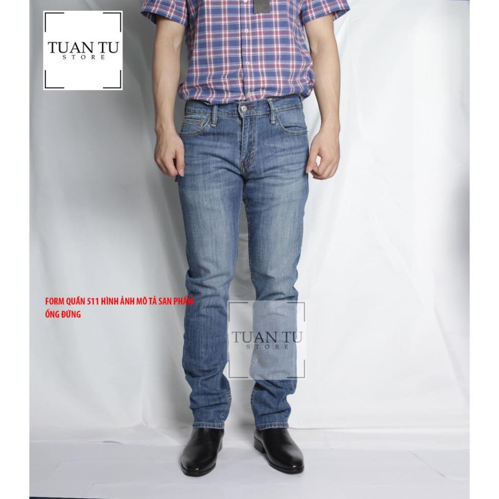 Quần Jeans Levis 511 made in cambodia T07 đẹp