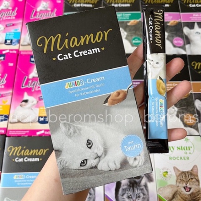 SÚP THƯỞNG CHO MÈO MIAMOR CAT SNACK CREAMS 7 VỊ 15G CỰC NGON NHẬP ĐỨC GIÁ CỰC RẺ