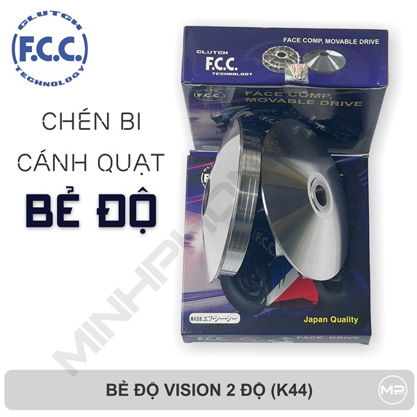 Bộ chén bi cánh quạt nồi trước bẻ độ Vision 2 độ (K44)