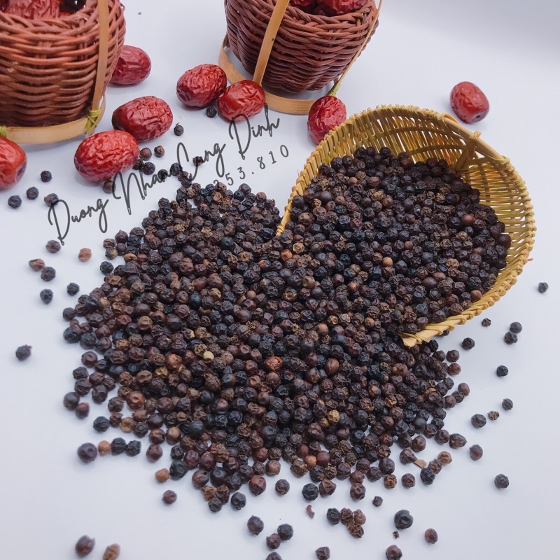 Tiêu đen Đăk Lăk - tiêu đen sấy khô gói 100gr