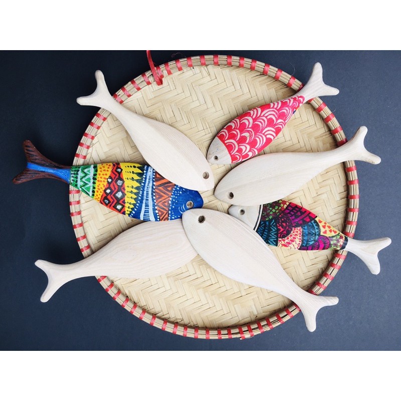 Cá mộc gỗ tần bì các cỡ  - Mộc xinh