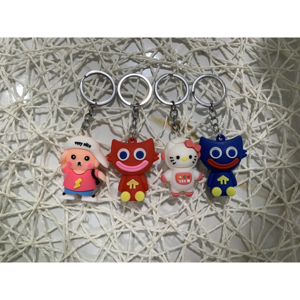 Móc khóa với thiết kế họa tiết siêu kute hoạt hình dễ thương