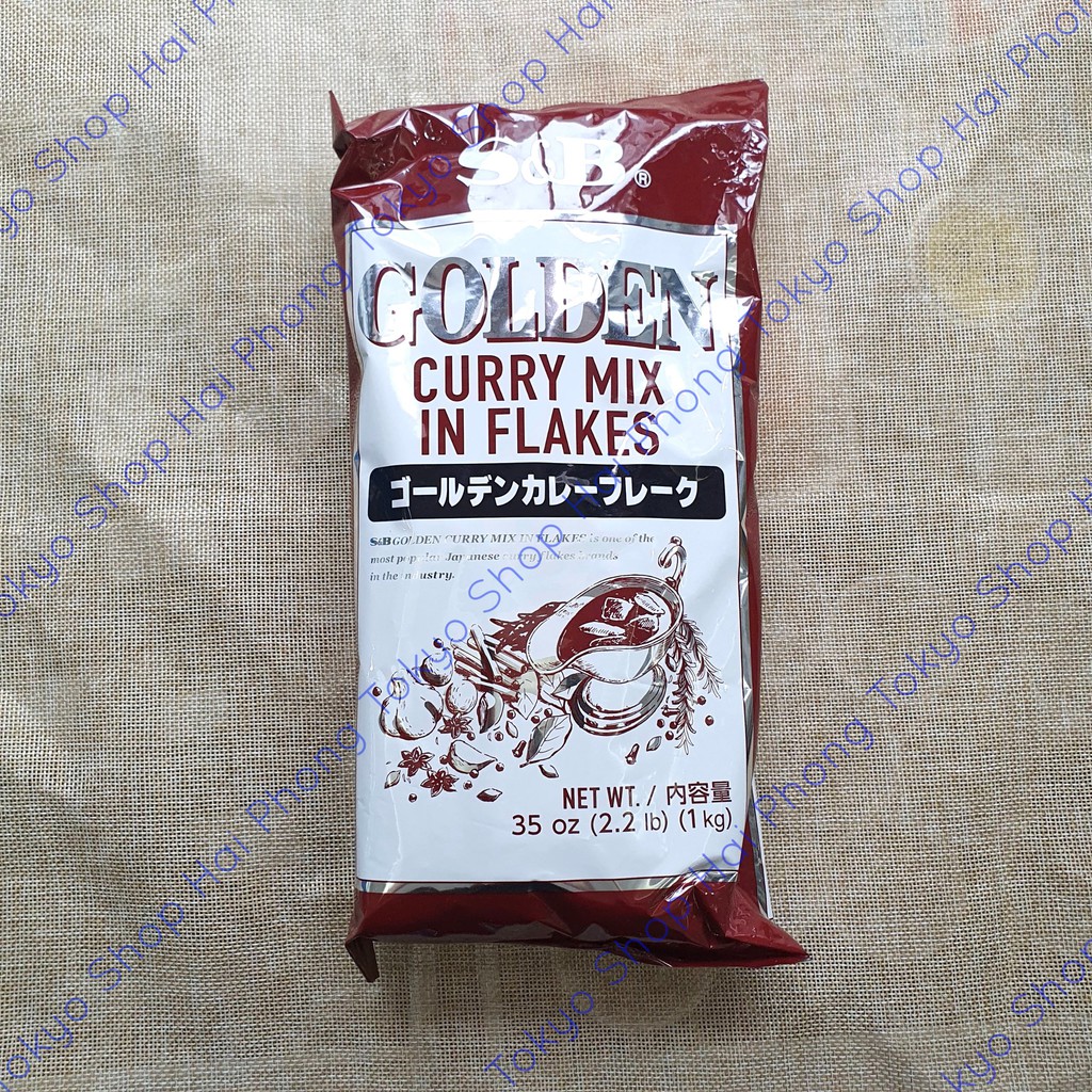 Cà ri bột Nhật Bản – Cà ri bột Curry Flake 1kg (gói)