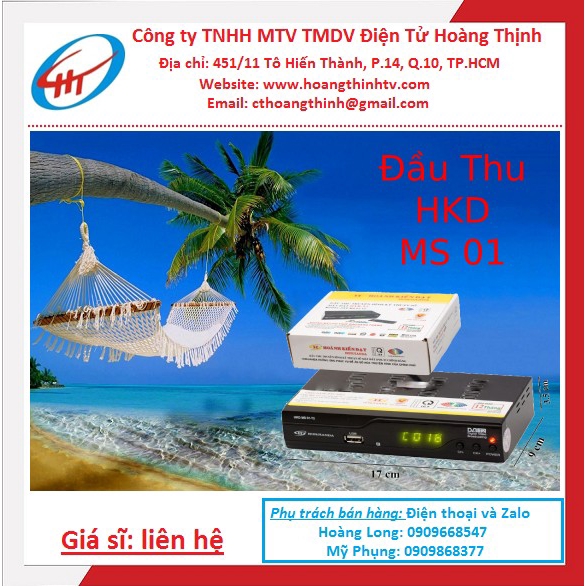 Đầu Thu DVB - T2 Model HKD MS 01-T2