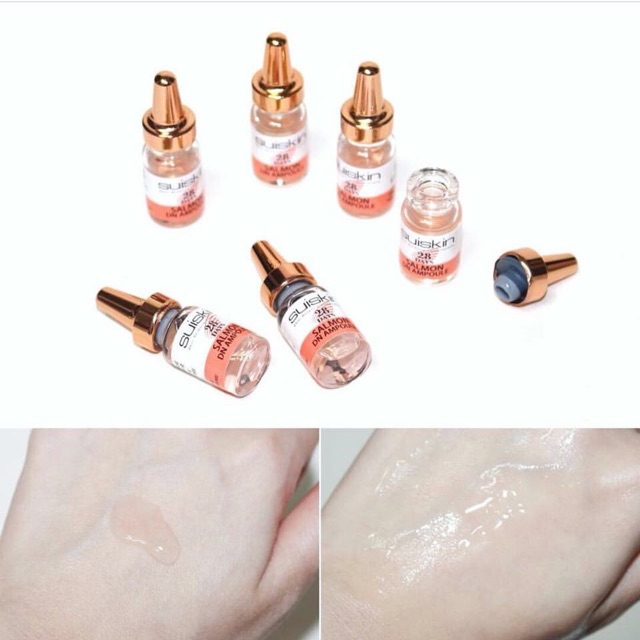 SERUM TẾ BÀO GỐC CHIẾT XUẤT TRỨNG CÁ HỒI SALMON #AMPOULE #SUISKIN