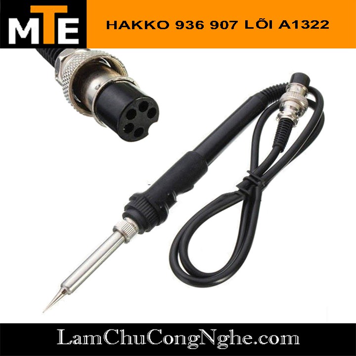 Tay hàn HAKKO 936 907 lõi hàn A1322 (giắc cái 5 chân)