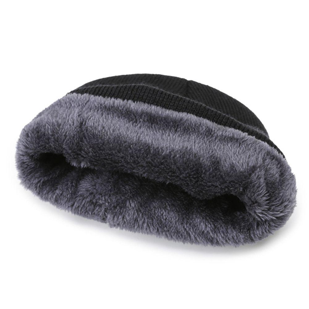 Set 2 Mũ beanie Dày Dặn Giữ Ấm Cho Nam Và Nữ