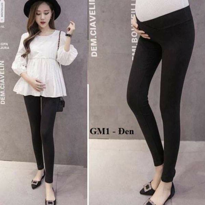 Quần Legging bầu ĐA628 chất cotton mùa hè