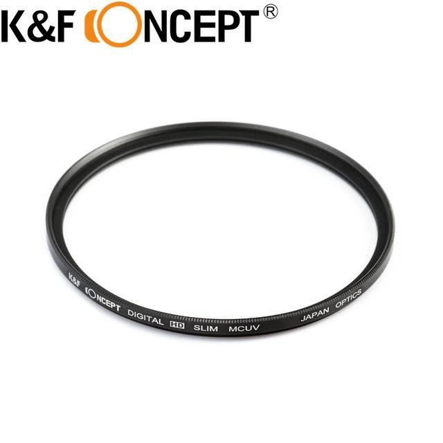 Kính Lọc K&F Concept Filter Slim UV Digital HD - Japan Optic - Size 67mm (Đen) - Hàng Nhập Khẩu