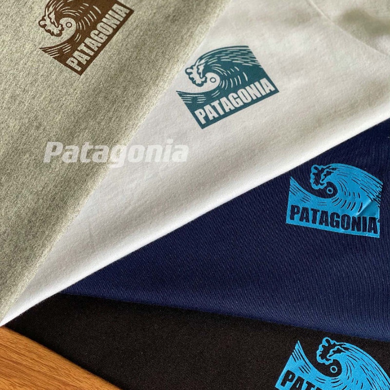 Áo Thun Cotton Ngắn Tay In Hình Patagonia Seas of Change Wave Series Cổ Điển Cho Nam Và Nữ