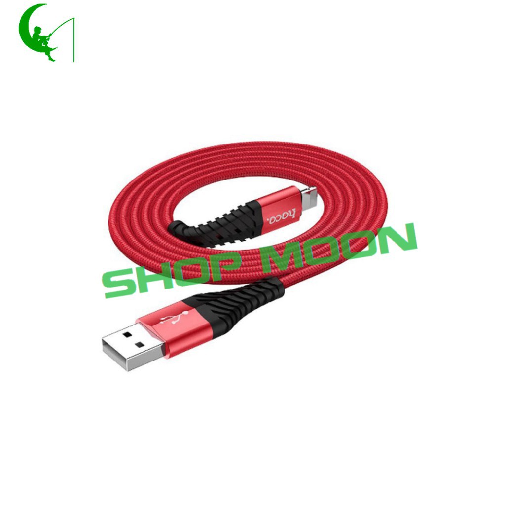 Cáp Sạc Iphone, Sạc Nhanh + Chống Gãy, Dây Sạc Chính Hãng Hoco X38  Iphone Samsung