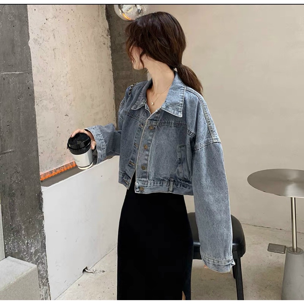 [ Hình Thật ] Áo Khoác Jeans nữ Hàng Nhập khẩu Quảng Châu Cao Cấp m26