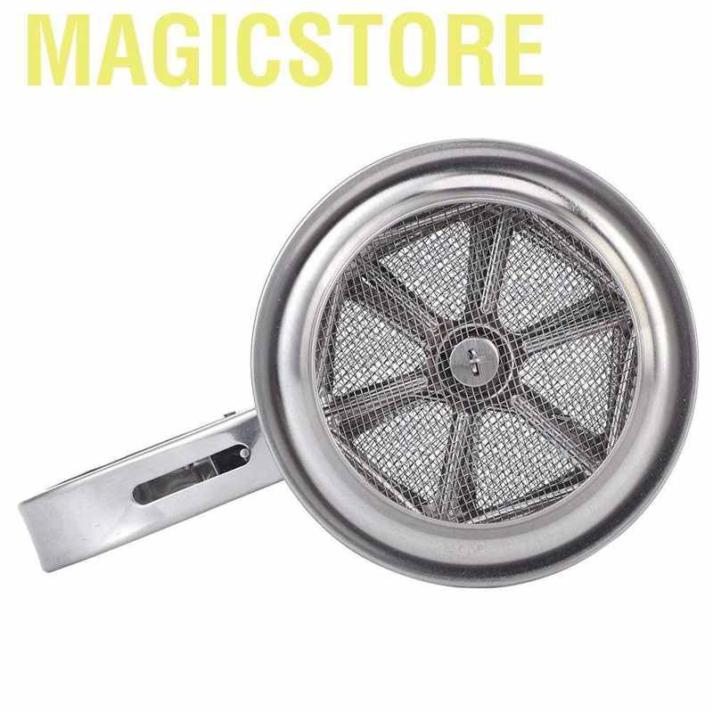 Magicstore Stainless Steel 3‑Layers Hand‑Held Flour Powder Sifter Sieve Kitchen Baking Accessory