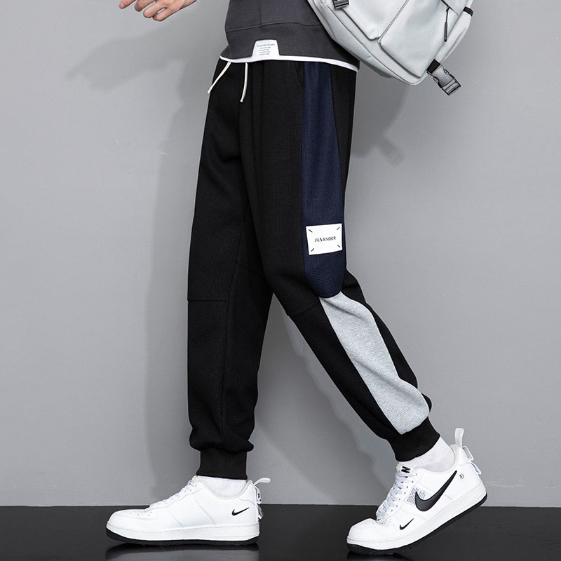 Quần Dài Thể Thao Dáng Rộng Có Túi Sau Lưng Thời Trang Mùa Thu Cho Nam