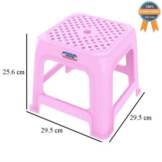 Ghế Lùn Mặt Lưới Nhựa Duy Tân