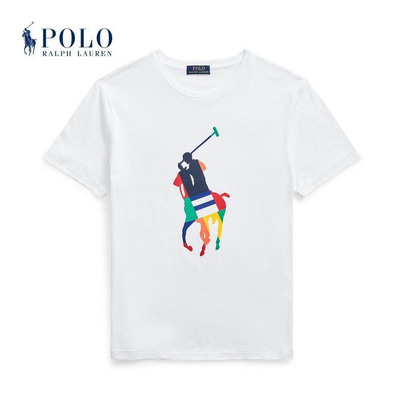 RALPH LAUREN Áo thun in hình chú ngựa thời trang dành cho nam