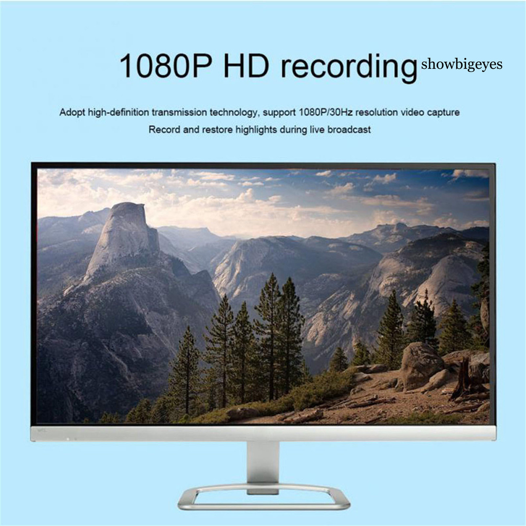 Thẻ Ghi Âm Video Usb 3.0 Hdmi-Compatible 1080p Kèm Mic