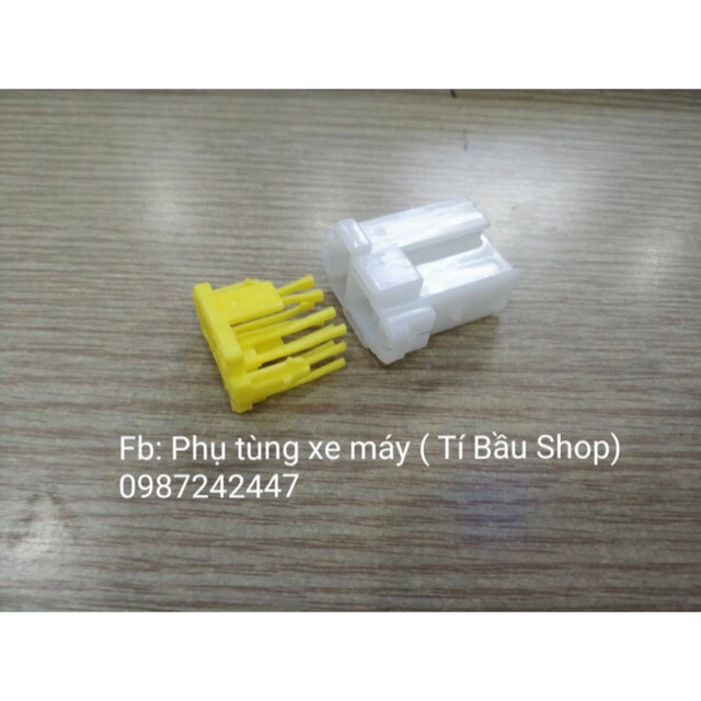 Giắc nhựa cắm chân Relay 4-5 chân ( bịch 10 cái)