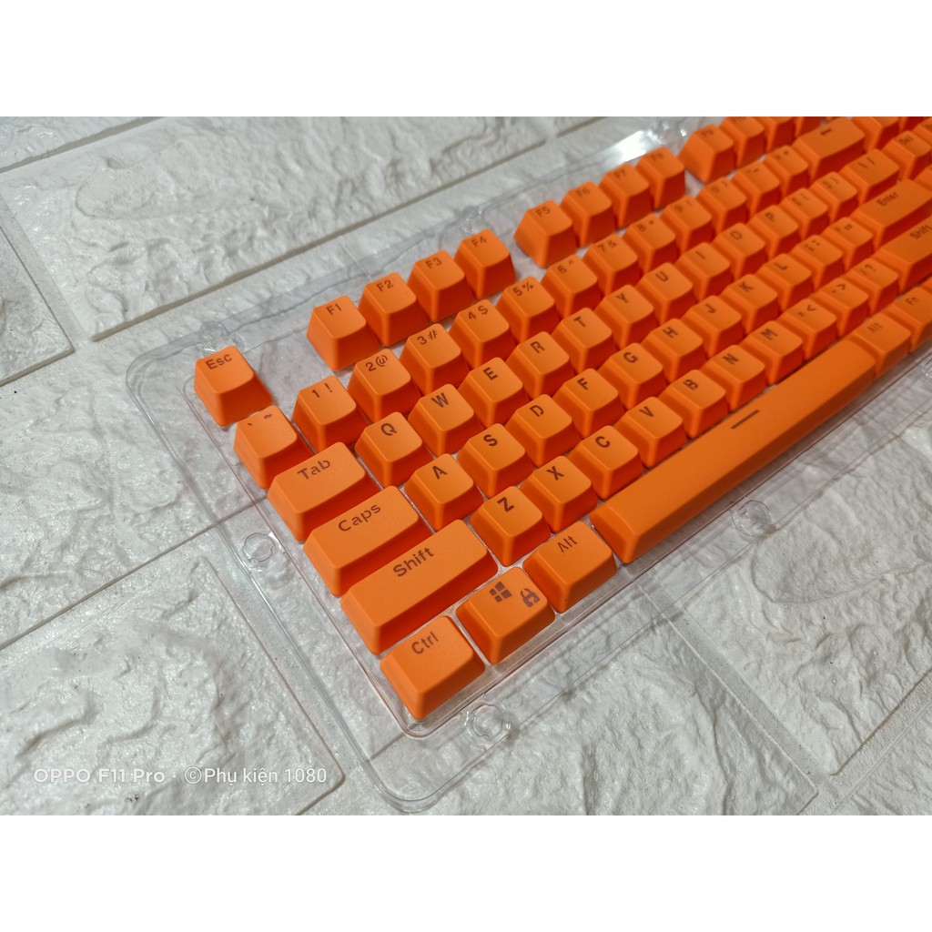 Nút (Keycap) PBT Xuyên Led 104 Phím Dùng cho Bàn phím cơ các màu