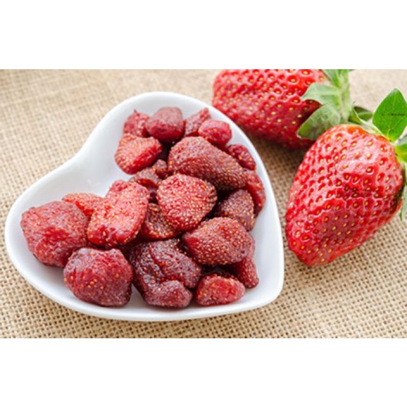500G Dâu tây sấy dẻo không đường Đà Lạt