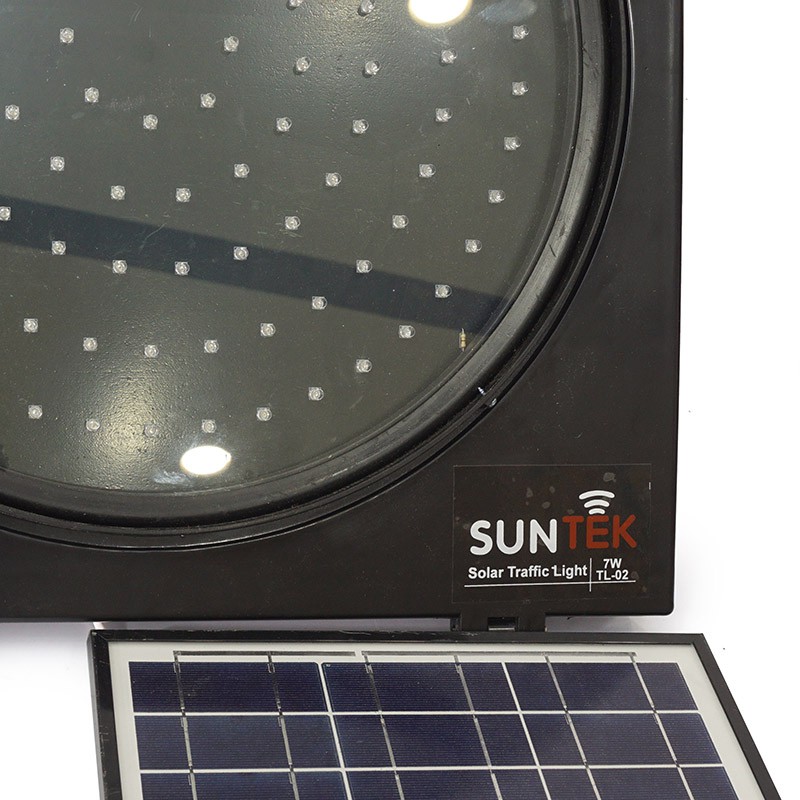 [Trả góp 0%] Đèn Tín Hiệu Giao Thông Năng Lượng Mặt Trời SUNTEK TL-02 7W - Hàng Chính Hãng - Bảo hành 2 năm