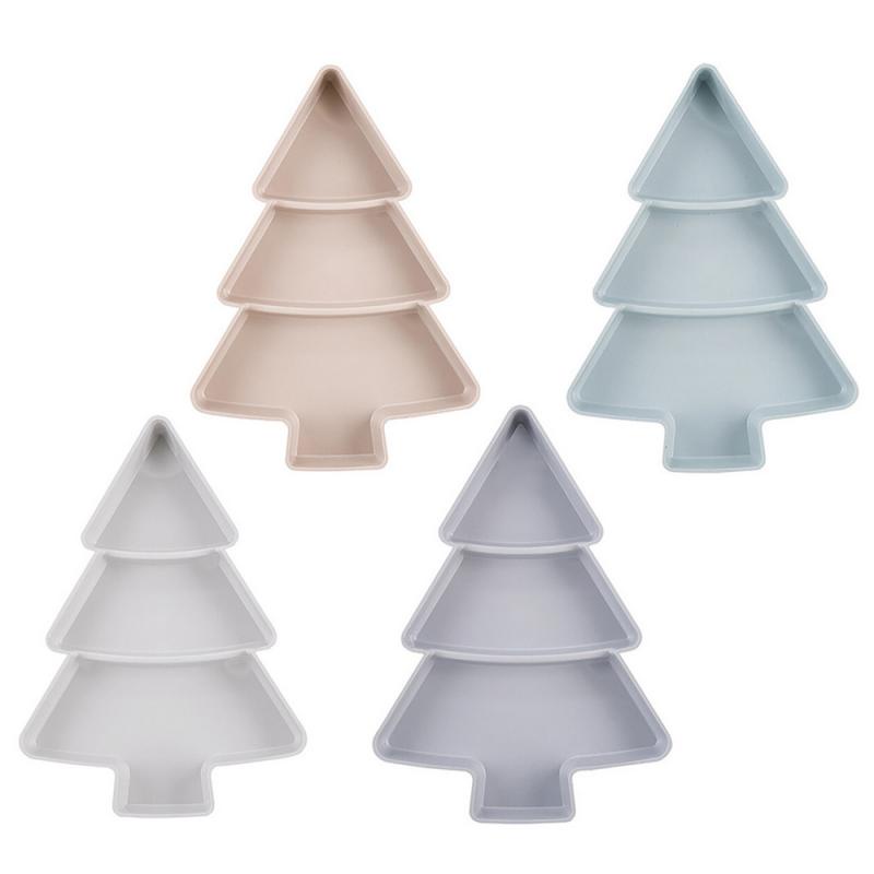 Khay nhựa đựng bánh kẹo hình cây thông noel sáng tạo