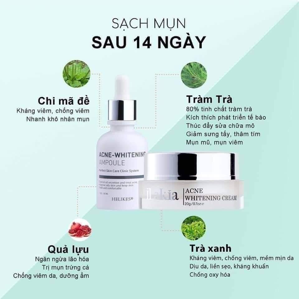 Tinh Chât Serum Ngừa Mụn Dưỡng Da Trà Tràm ILAKIA Dưỡng Da, Mờ Thâm, Se Khít Lỗ Chân Lông Chính Hãng Hàn Quốc | BigBuy360 - bigbuy360.vn