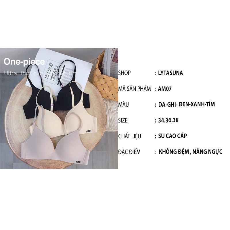 Áo lót su xuất nhật CAO CẤP form đẹp,mịn ko gọng, thông hơi, nâng ngực tạo khe hun hút HOT AM07 | BigBuy360 - bigbuy360.vn