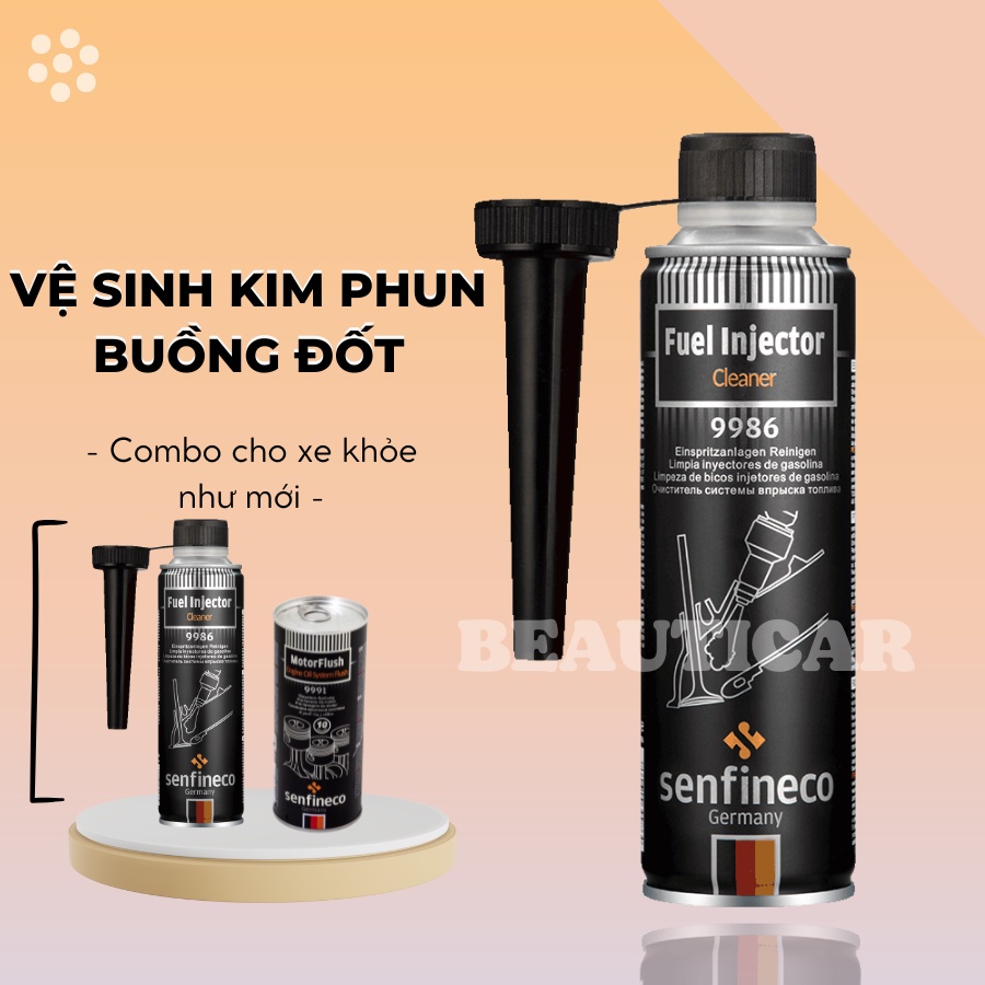 [CHÍNH HÃNG] Dung dịch vệ sinh buồng đốt kim phun SENFINECO 9986/9997/9985, phụ gia làm sạch cặn bẩn cặn chì tích tụ