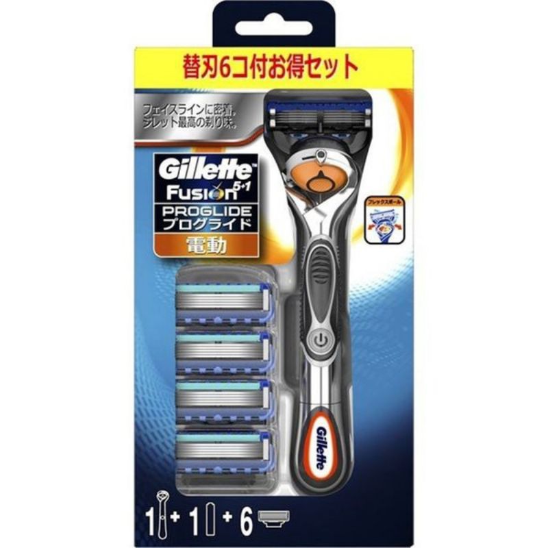 Dao cạo râu 5 lưỡi Gillette Fusion Nhật Bản nội địa và lưỡi dao cạo râu thay thế Proglide, Proshield