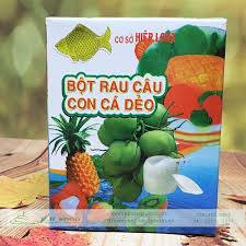 1 GÓI BỘT RAU CÂU CON CÁ DẺO