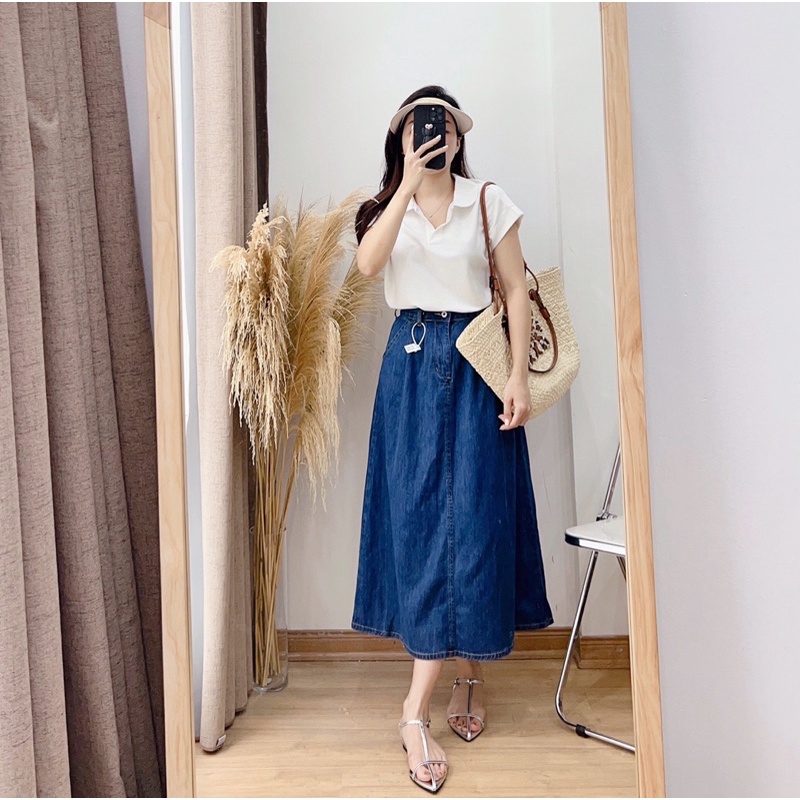 ( Ảnh thật ) 7340 Áo polo cổ sen tay hến