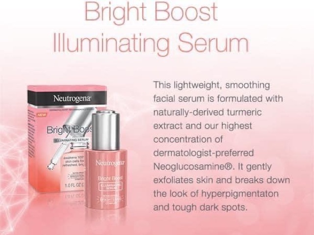 Serum Dưỡng Trắng Da Neutrofena Bright Boost Illuminating Face -Hàng Úc