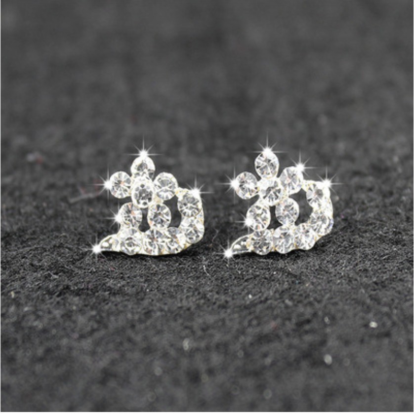 Bông tai nữ đính đá Hạ Băng Designs nhiều kiểu dáng phong cách đơn giản dễ kết hợp