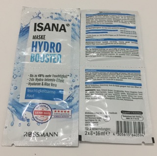 Mặt nạ dưỡng da Isana từ Đức
