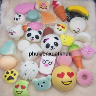Combo 30 squishy ko trùng lặp (ảnh chụp thật sp)