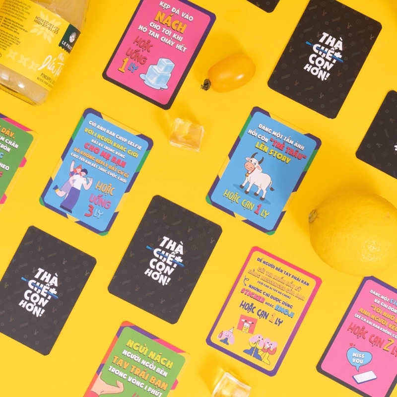 Bộ Bài Huệ Bản Đặc Biệt TCCH - Drinking Game Hot Trend Cho Nhóm Bạn Tụ Tập Liên Hoan Ăn Nhậu Uống Cực Vui