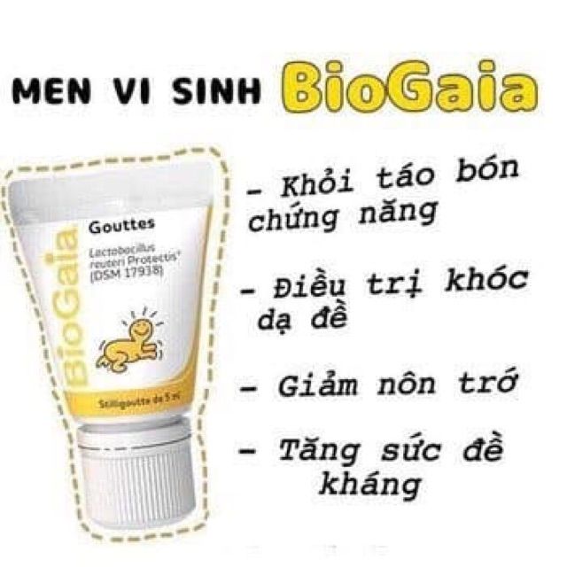 Men vi sinh Biogaia Protectis 5ml- Pháp ( 11/2021)