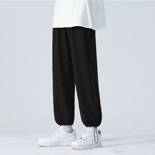 Quần jogger nam nữ AMIHOUSE ống rộng thể thao bó chun rút gấu Ulzzang Unisex