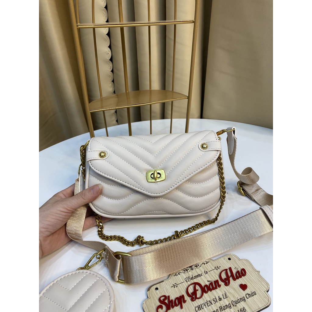 Túi xách nữ trần chỉ,ĐEO CHÉO,ĐEO VAI